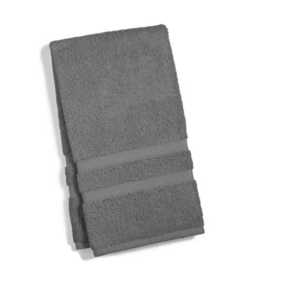 3 new SMOKE-color Charter Club Elite 100% Hygro Cotton 16